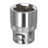 SP3815 WallDrive Socket 15mm 3/8in Sq Fully Polish