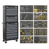 AP35TBCOMBO Tool Chest Combo 16 Drawer - Black/Grey & Tool Kit 420pce