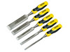Stanley Bevel Edge Chisel/Strike Cap Set 5pce