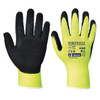 A340 Hi-Vis Grip Glove - Latex Yellow M