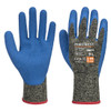 A611 Aramid HR Cut Latex Glove Black/Blue M