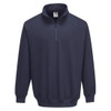 B309 Sorrento Zip Neck Sweatshirt Navy XXL