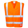 FR71 Hi-Vis Anti Static Vest - Flame Resistant Orange 2/3XL