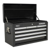 AP33069B Topchest 6 Drawer with Ball Bearing Slides - Black