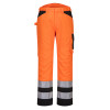 PW241  PW2 Hi-Vis Service Trousers Orange/Black 33