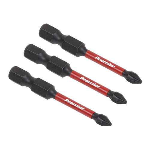 AK8229 Phillips #1 Impact Power Tool Bits 50mm - 3pc