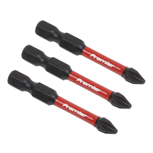 AK8230 Phillips #2 Impact Power Tool Bits 50mm - 3pc