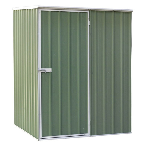 DG114 Dellonda Galvanised Steel Metal Outdoor/Storage Shed, 5FT x 5FT, Pent Style Roof  Green