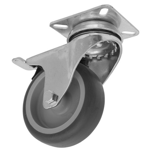 SCW275SPLEM Medium-Duty Thermoplastic Swivel Castor Wheel with Total Lock dia 75mm - Trade