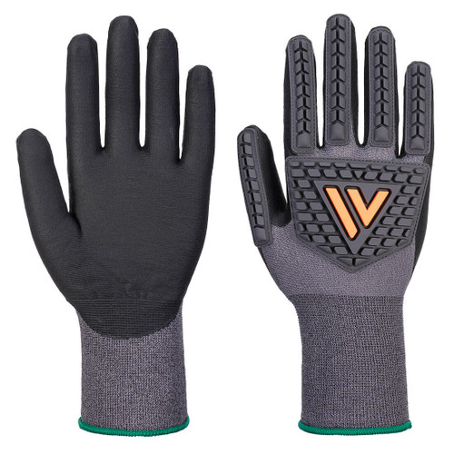 A715 Grip 15 Nitrile Impact Glove Black M Regular