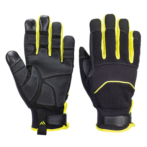 A792 Needle Resistant Glove Black/Yellow XL