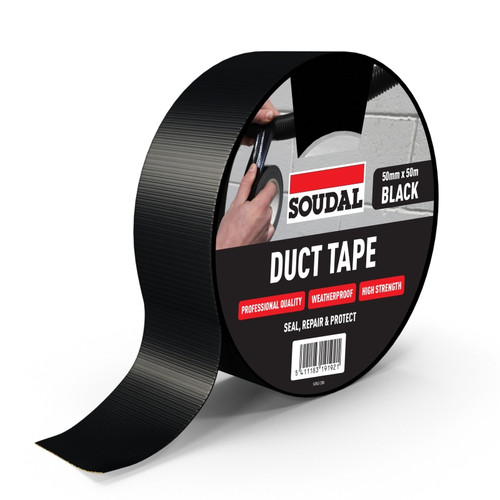 Soudal Duct Tape Black 50mm x 50m