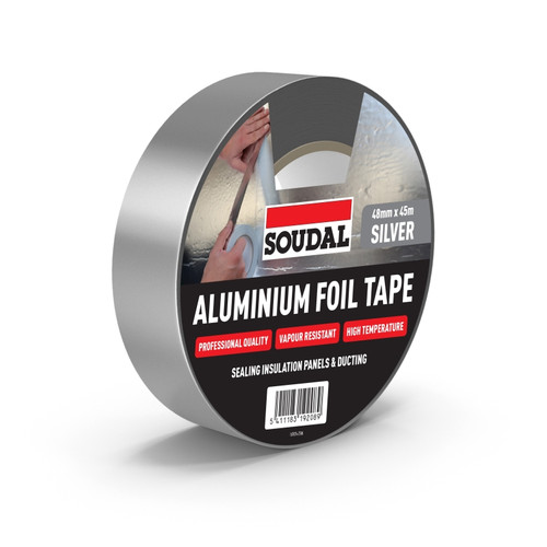 Soudal Aluminium Foil Tape Silver 48mm x 45m