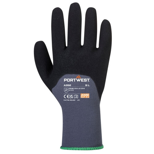 Portwest A352 Grip 15 Nitrile Sandy 3/4 Palm Glove Portwest A352 Grip 15 Nitrile Sandy 3/4 Palm Glove