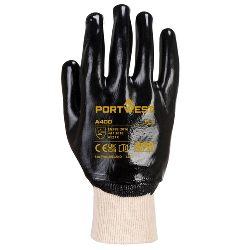 Portwest A400 Grip PVC Knitwrist