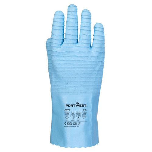 Portwest AP75 FD Chemical B Latex Gauntlet Portwest AP75 FD Chemical B Latex Gauntlet