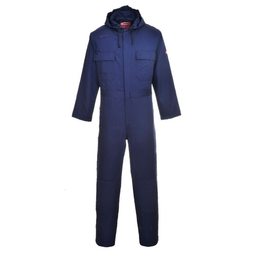 Portwest BIZ6 Bizweld Work FR Hooded Coverall