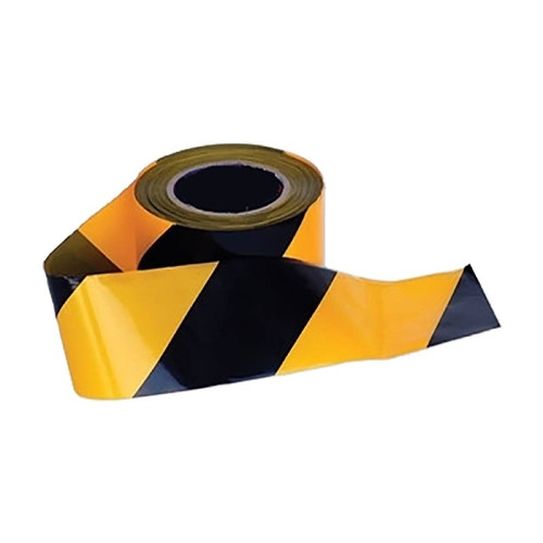 Portwest BT10 Barricade/Warning Tape Yellow/Black