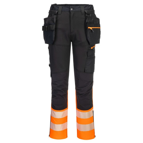 Portwest DX457 DX4 Hi-Vis Class 1 Detachable Holster Pocket Craft Trousers Portwest DX457 DX4 Hi-Vis Class 1 Detachable Holster Pocket Craft Trousers