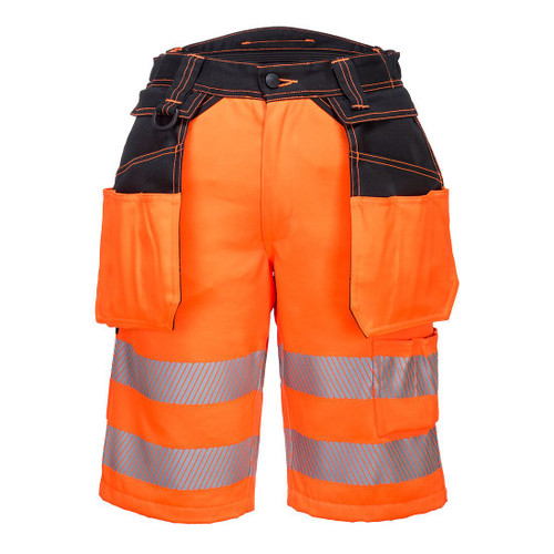 Portwest PW343 PW3 Hi-Vis Holster Pocket Shorts Portwest PW343 PW3 Hi-Vis Holster Pocket Shorts