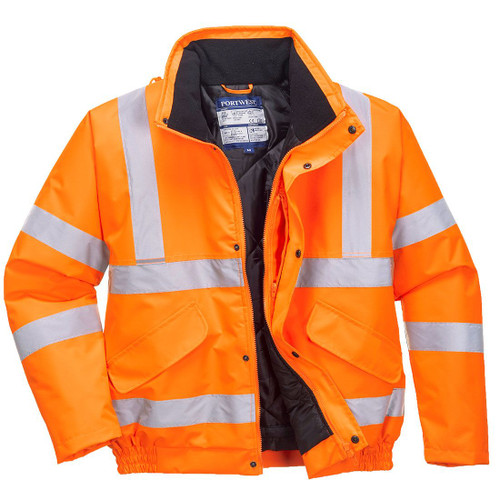Portwest RT32 Hi-Vis Winter Bomber Jacket Portwest RT32 Hi-Vis Winter Bomber Jacket