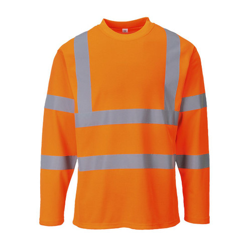 Portwest S278 Hi-Vis Cotton Comfort T-Shirt L/S