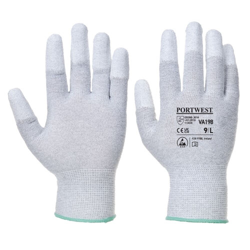 Portwest VA198 Vending Antistatic PU Fingertip Glove Portwest VA198 Vending Antistatic PU Fingertip Glove
