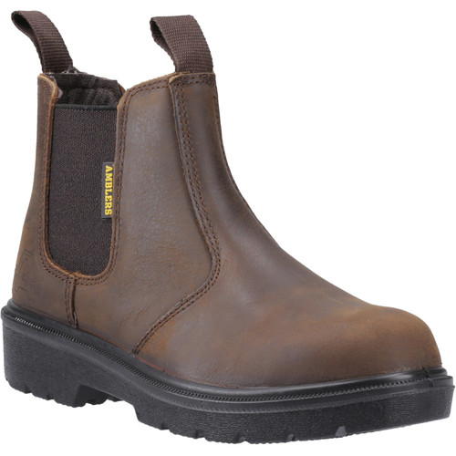 Amblers FS128 Hardwearing Pull On Safety Dealer Boot Amblers FS128 Hardwearing Pull On Safety Dealer Boot