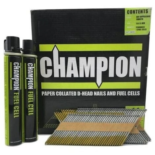 Champion Nails 75mm/3.1 Ring Electro/Galv (2200/2)