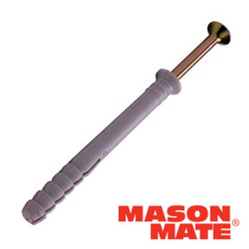 M5 x 30 Hammer-in Nylon Fixings (100)
