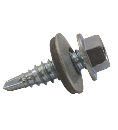 6.3 x 22mm Stitcher Tek Screw C/W Washer (100)