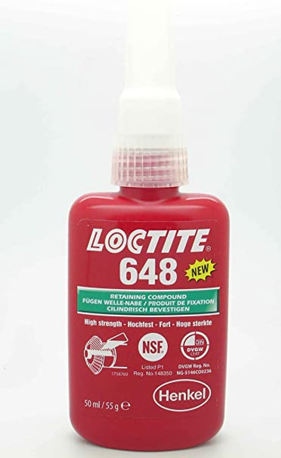 Loctite 648 High Strength Retainer 50ml