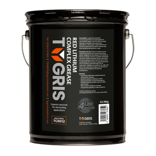 TG9012 Red Lithium Complex Grease 12.5kg