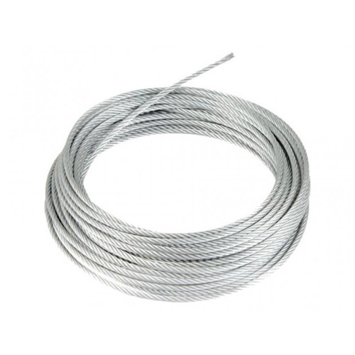 8.0mm x 10mtr (7x7) Wire Rope Zinc