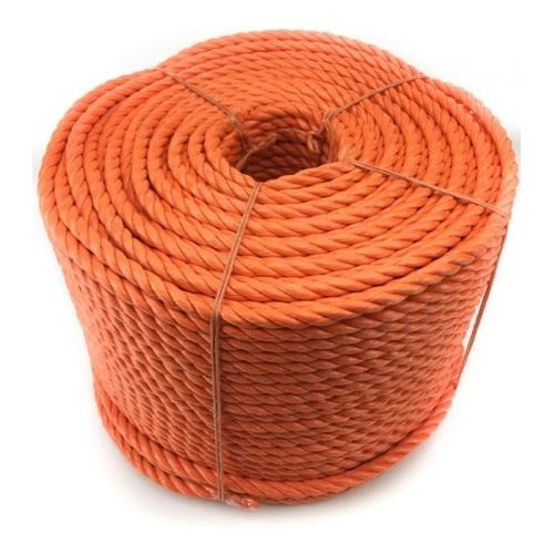 8mm Orange Polypropylene Rope 220mtr