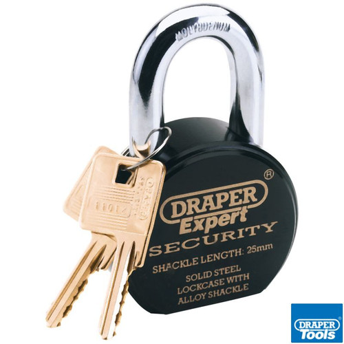 63mm Heavy Duty Stainless Steel Padlock & 2 Keys