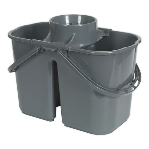 BM07 Mop Bucket 15ltr 2 Compartment