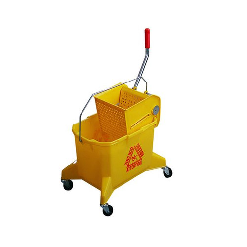 Plastic Combi Unit Mop Bucket with Wringer 20ltr