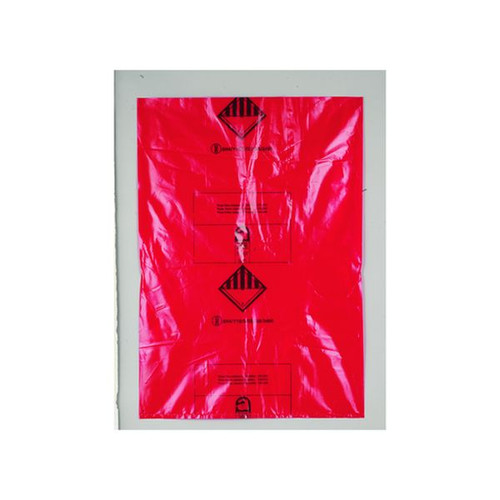 Asbestos Disposal Inner Sack 600 x 900mm Red