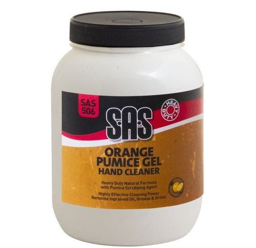 S.A.S Heavy Duty Orange Pumice Hand Gel 3ltr