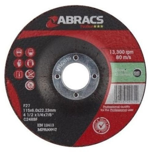 Proflex 115mm x 6mm x 22mm DPC Stone Grinding Disc