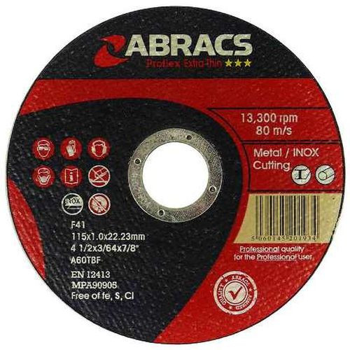 Proflex 125mm x 1.0mm Inox Extra Thin Cutting Disc