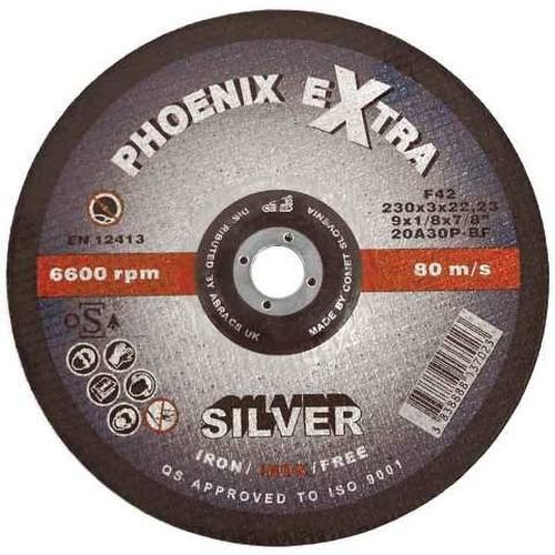 SILVER 100mm x 3mm x 16mm DPC INOX (25) Cutting Disc