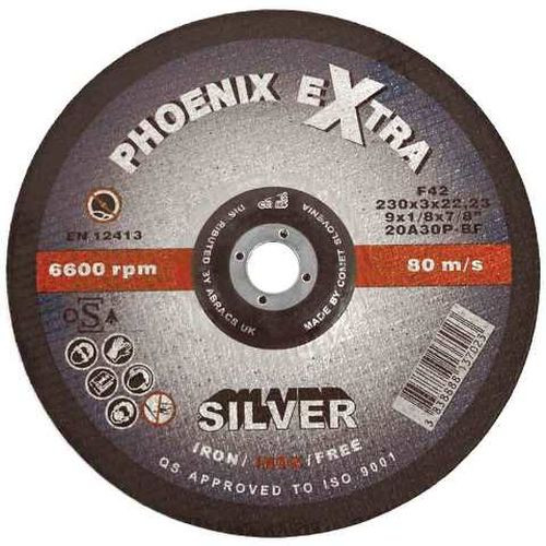 SILVER 125mm x 3mm x 22mm DPC INOX (25) Cutting Disc