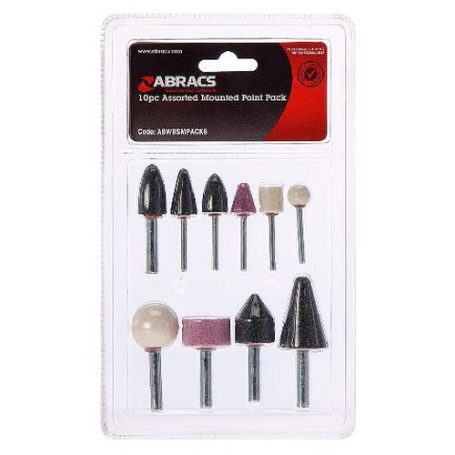 Assorted Mounted Point Pack 10pce