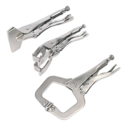 AK67 C-Clamp & Welding Clamp Set 3pce