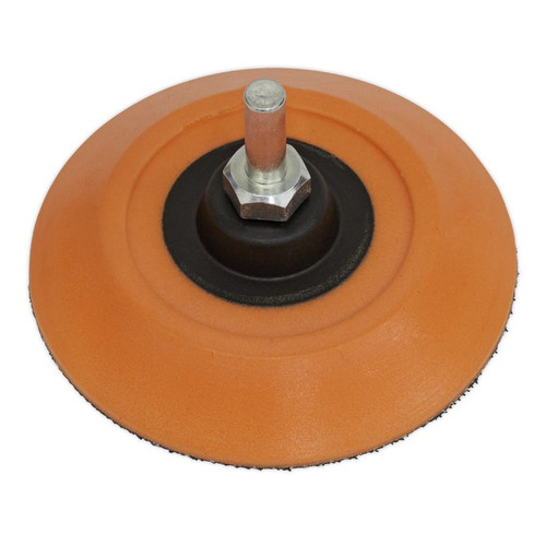 PTC75HLM Hook & Loop Backing Pad dia. 75mm 6mm Shaft