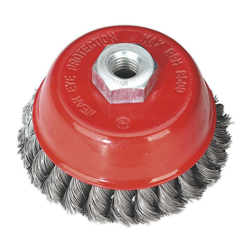 TKCB100 Twist Knot Wire Cup Brush 100mm M14 x 2mm