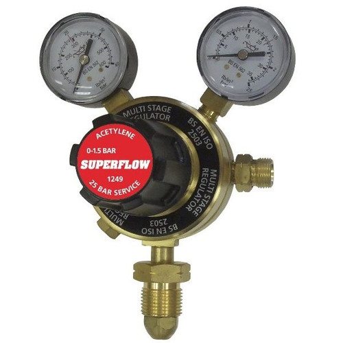 Multi Stage 2G Acetylene Regulator 1.5 Bar