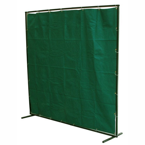 6' x 6' Green Fibreglass Curtain